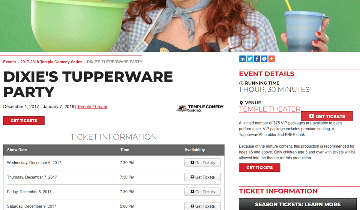 Des Moines Performing Arts Ticketing API Integration
