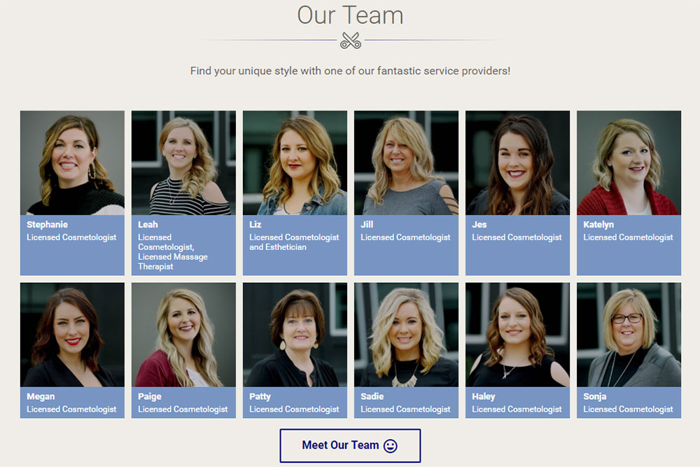 Envision Salon Spa Stylist Team