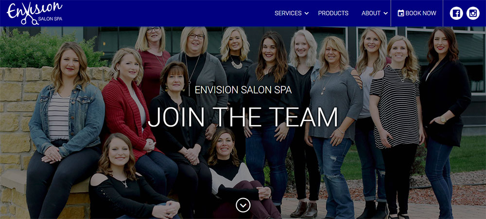 Envision Salon Spa Job Application Form